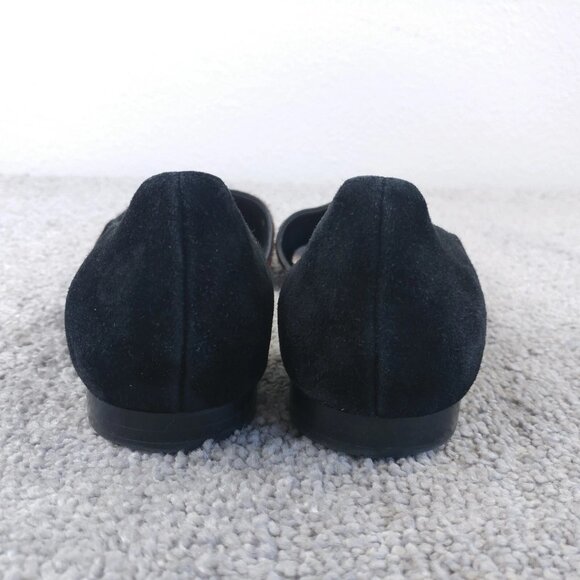 Cole Haan Grand OS Womens Size 6.5 Shoes Pointed Toe Flats Black Brown Slip On - Picture 6 of 11